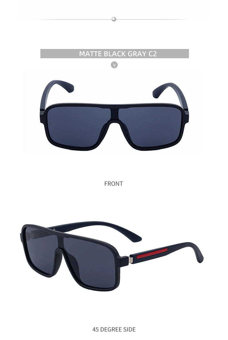 Oversized Polarized Square Shades