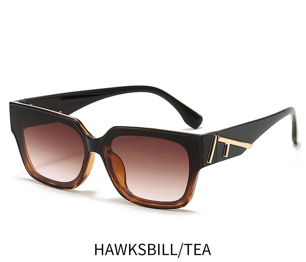 Unisex  Square frame colored sunglasses