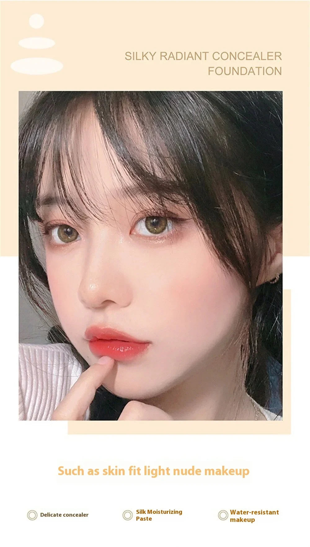 High Coverage Concealer | Lasting Waterproof Foundation | BB Cream |Cover Anti Dark Circle Freckle