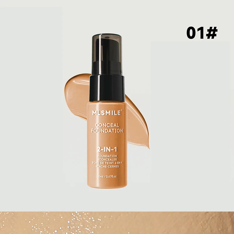 Matte Liquid Foundation Oil Control Concealer BB Cream Waterproof