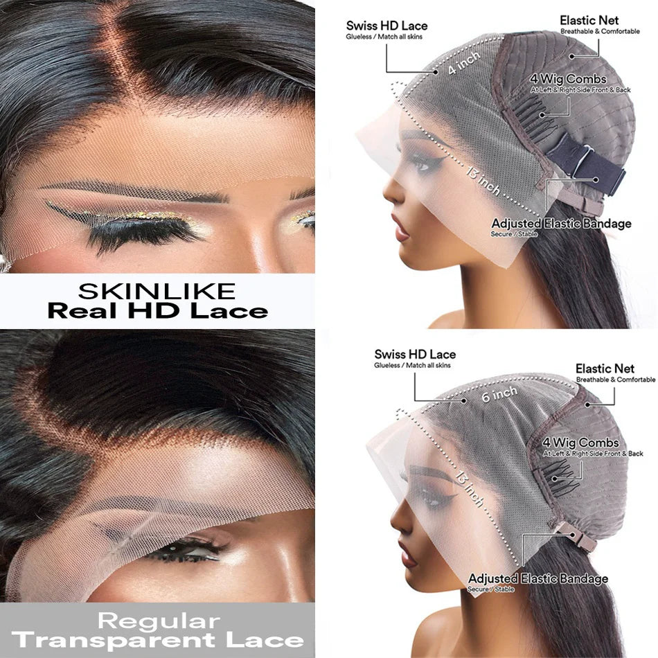 13X4 Hd Brazilian Human Hair