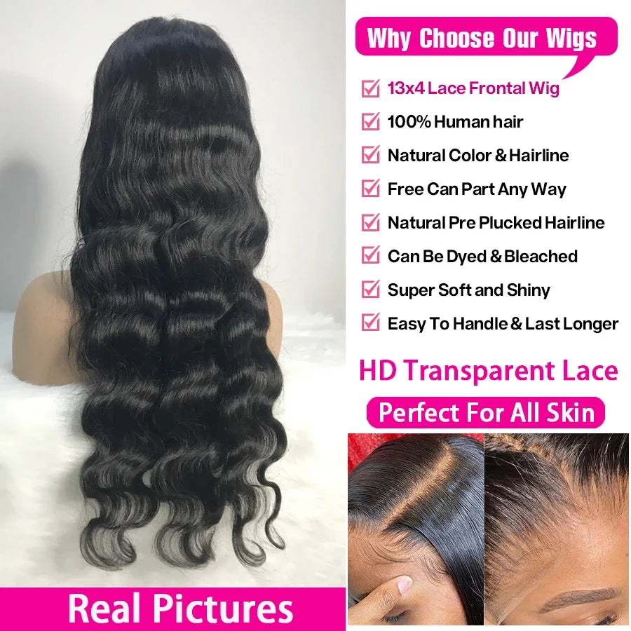 Brazilian 13x4 Lace Front Human Hair