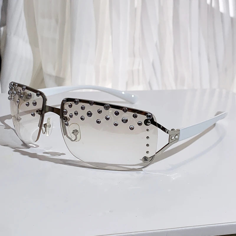 Handmade Diamond Frameless Sunglasses