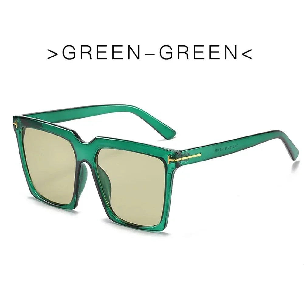 Square Vintage Sunglasses UV400