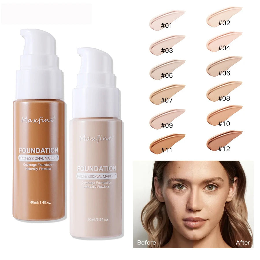 Liquid Foundation Effective | Concealer Waterproof Sweat-resistant