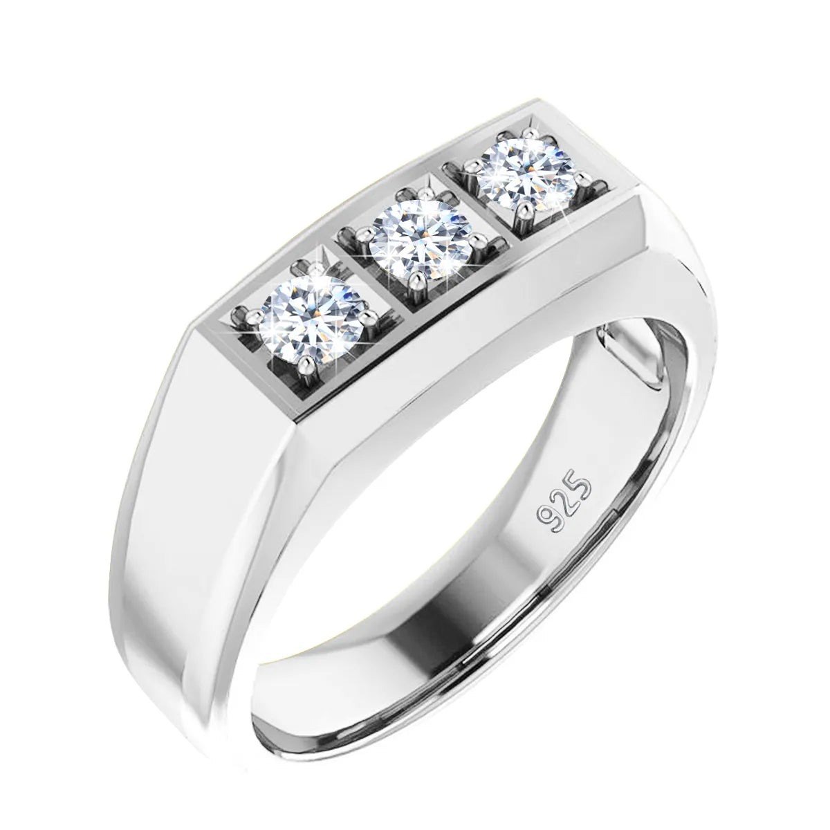 925 Sterling Silver 0.3ct