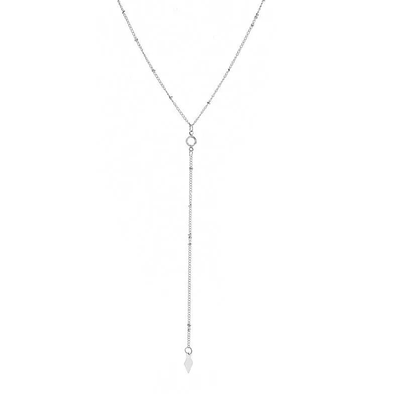 Gold Color Y-Shaped Water Drop Pendant