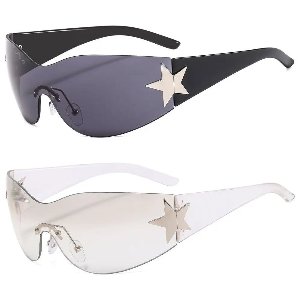 Rimless Punk Luxury Five Star Eyewear