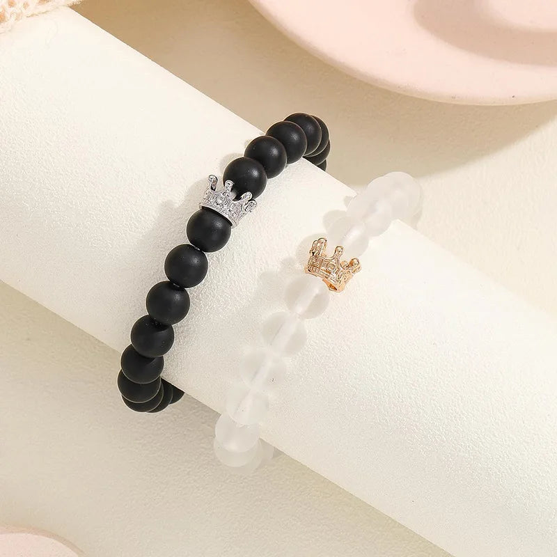 Unisex Beaded Charms Bracelet