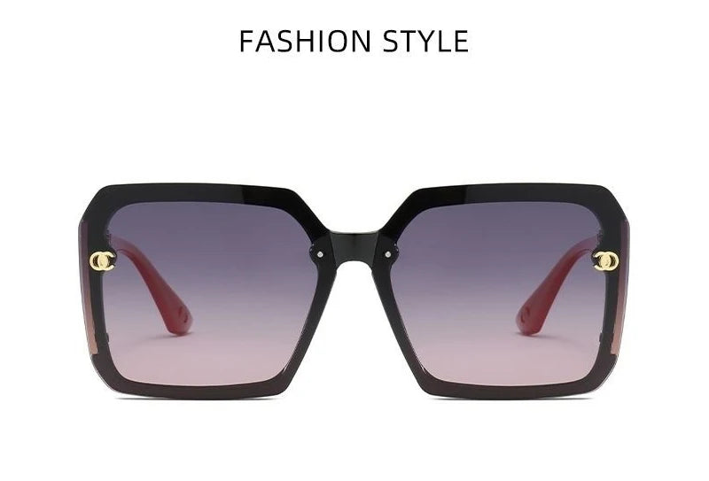 Vintage Square UV400 Sun Glasses