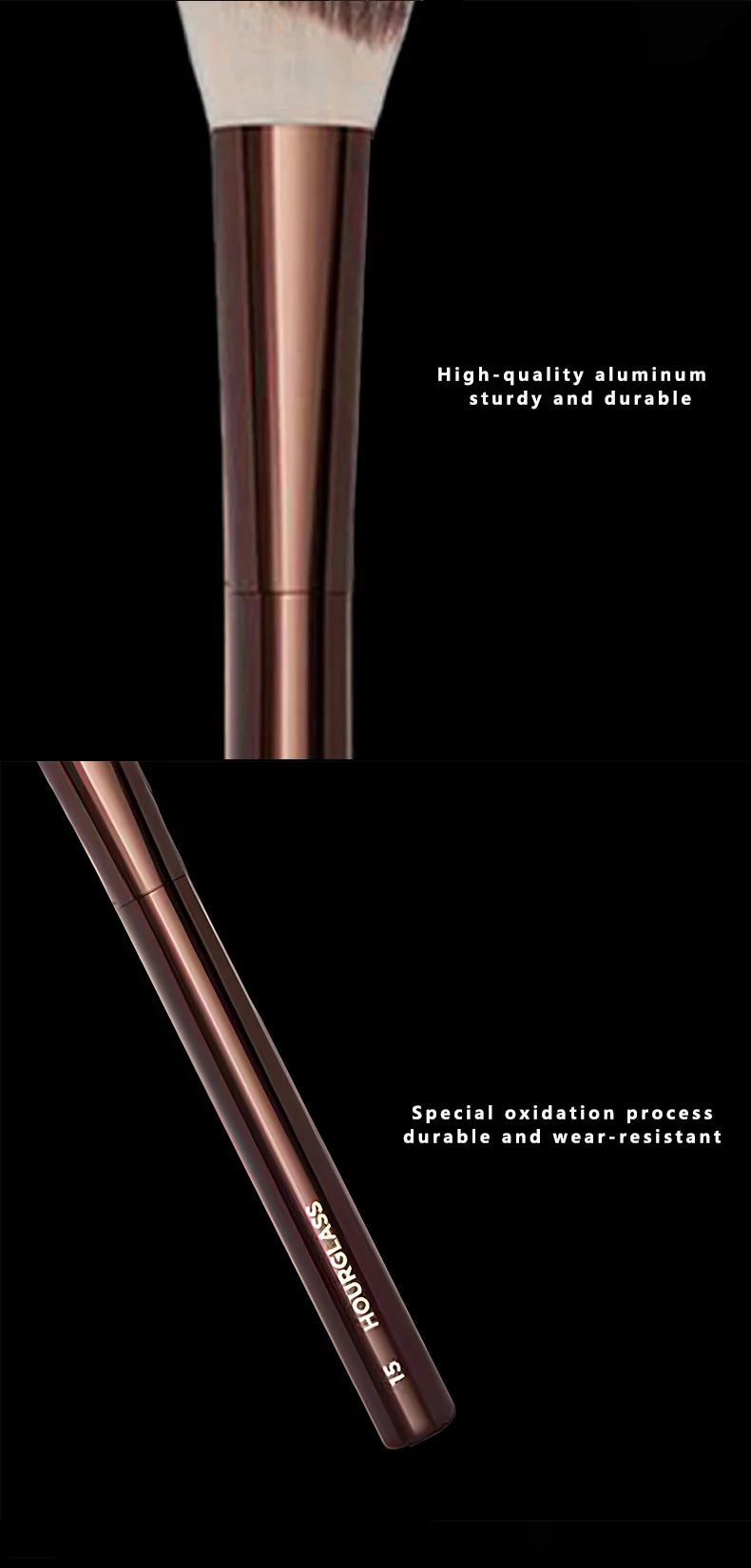 Liquid Blush Brush, Angled Contour Brush, Loose Powder Brush