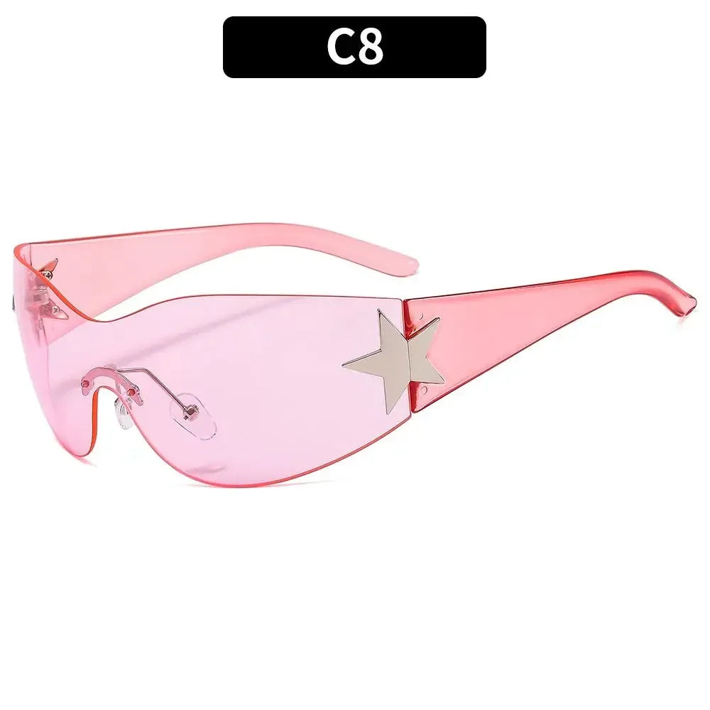 Rimless Punk Luxury Five Star Eyewear