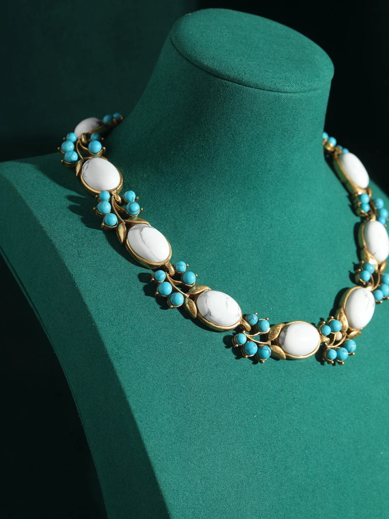 Natural Stone Turquoise Necklaces