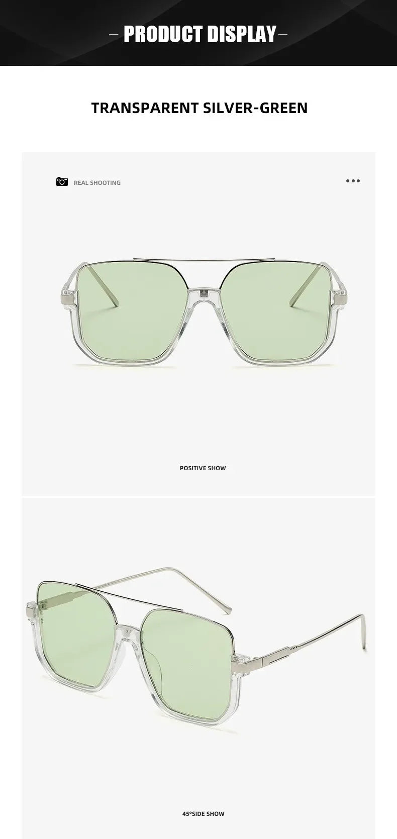 Retro Pilot Square Shades UV400
