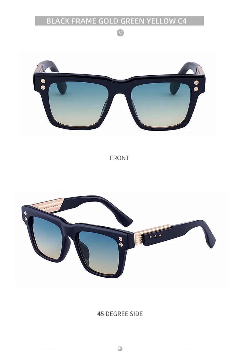 Classic Square Steampunk Eyewear -UV400