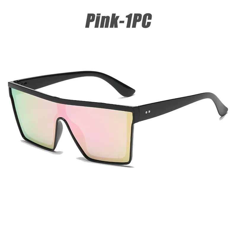 Retro cyberpunk Color Film Sunglasses
