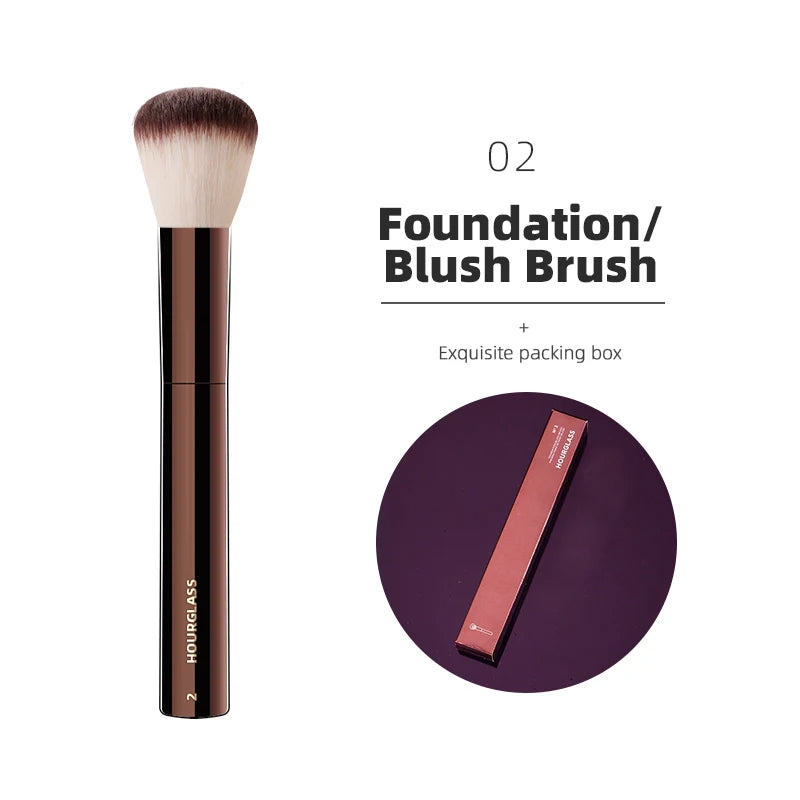 Hourglass Makeup Brushes Powder Foundation | Concealer | Blusher Bronzer | Eye Shadow  |Eyebrow Brush