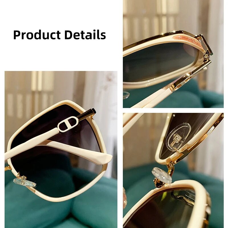 Polarized UV400 Square Luxury Brand