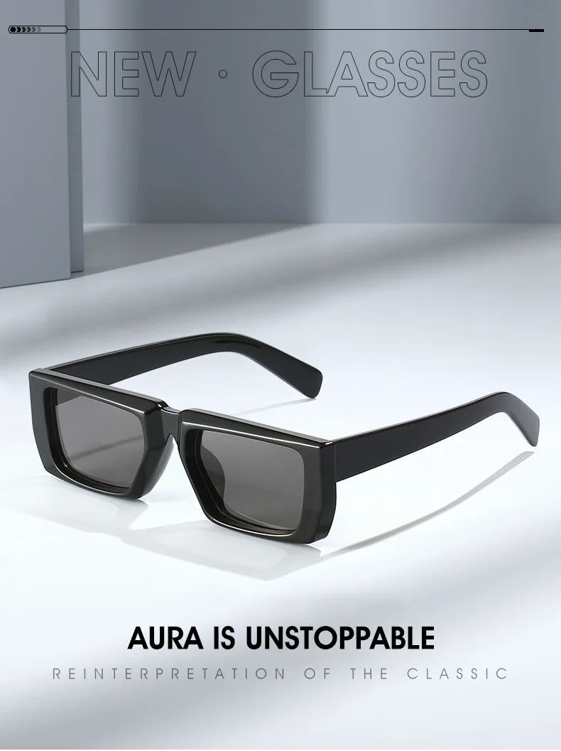 Trendy Designer Square Shades - UV400 Eyewear