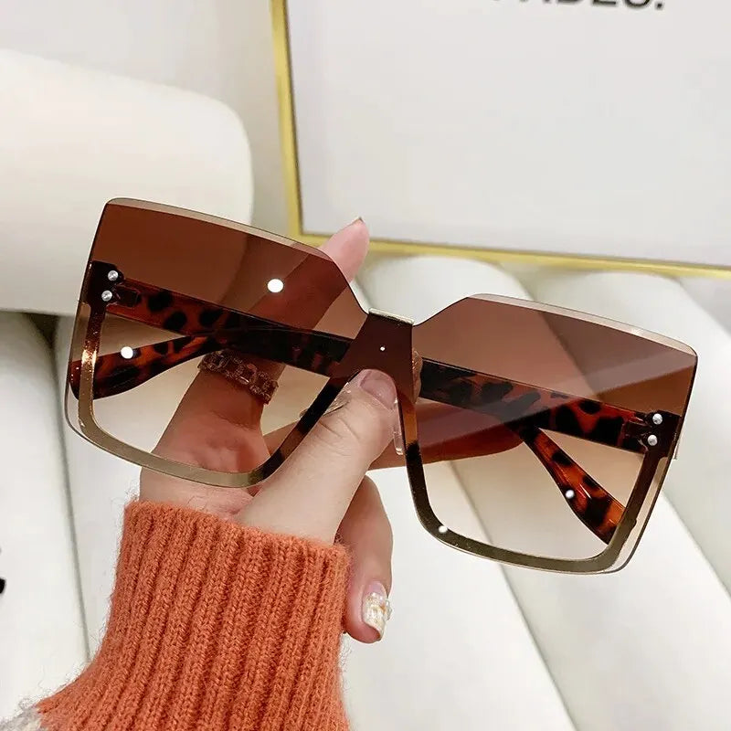 Half-frame Anti-uv Glasses