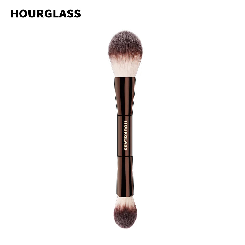 Powder Brush Soft Fiber Hair Double Head Brush