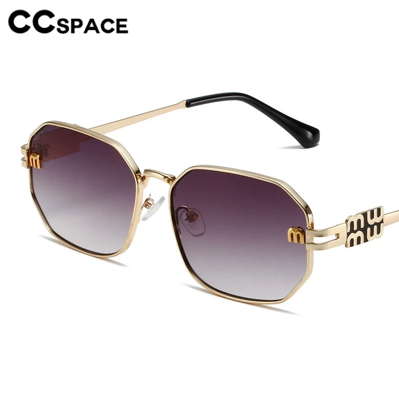 Polygon Retro Metal Punk Sun Glasses