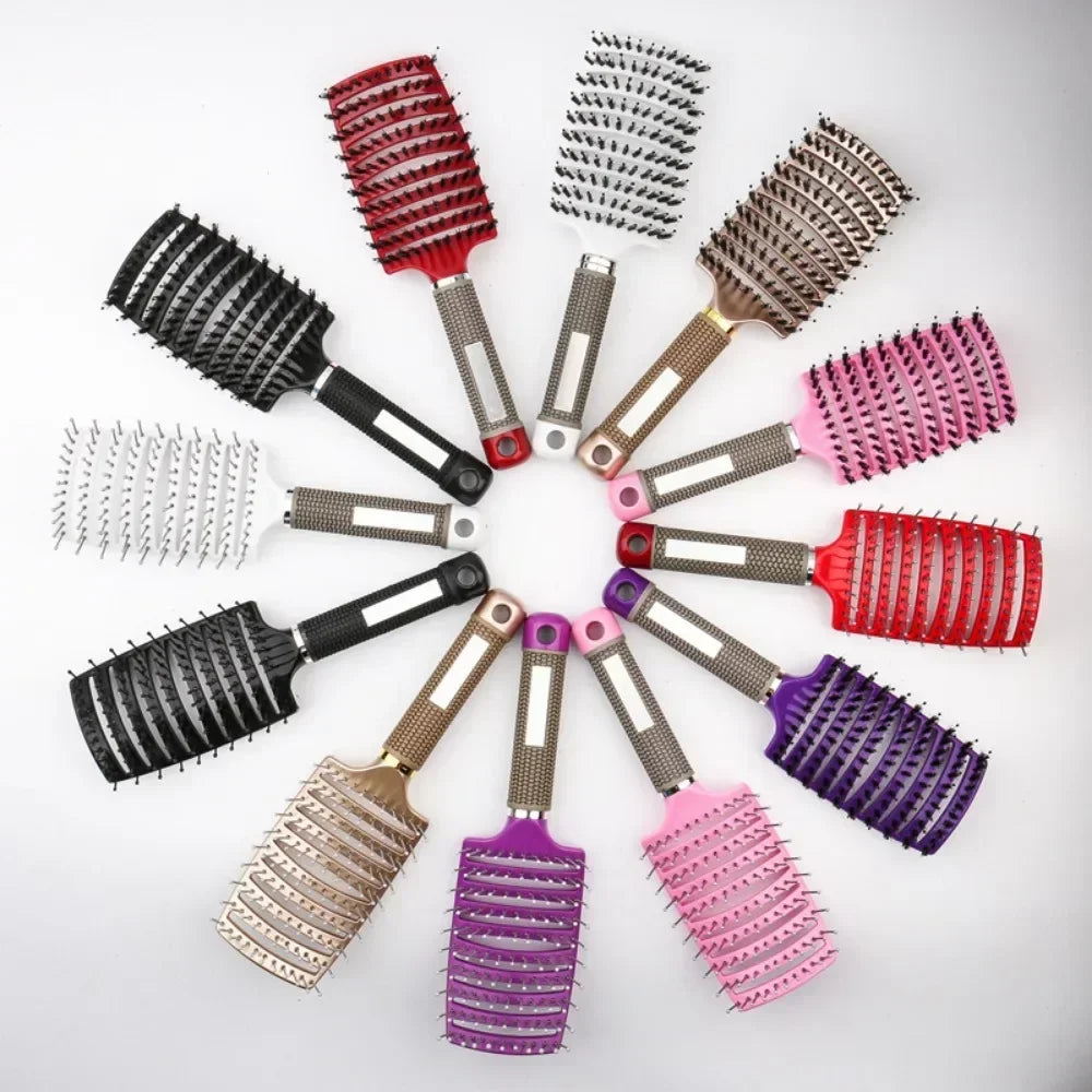 Scalp Massage Curly Detangle Styling Brush
