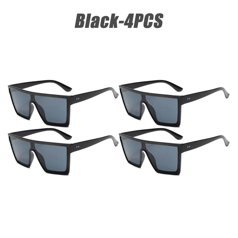 Retro cyberpunk Color Film Sunglasses