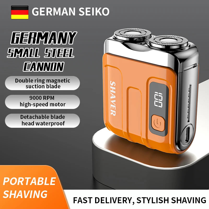 Digital Display Dual Blade Rechargeable Shaver