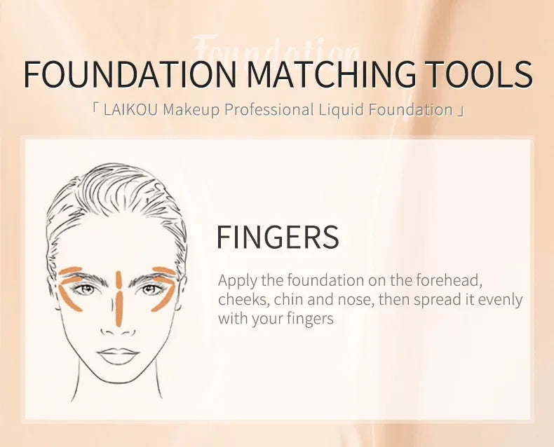 Liquid Foundation Moisturizing Long Lasting Natural Brighten