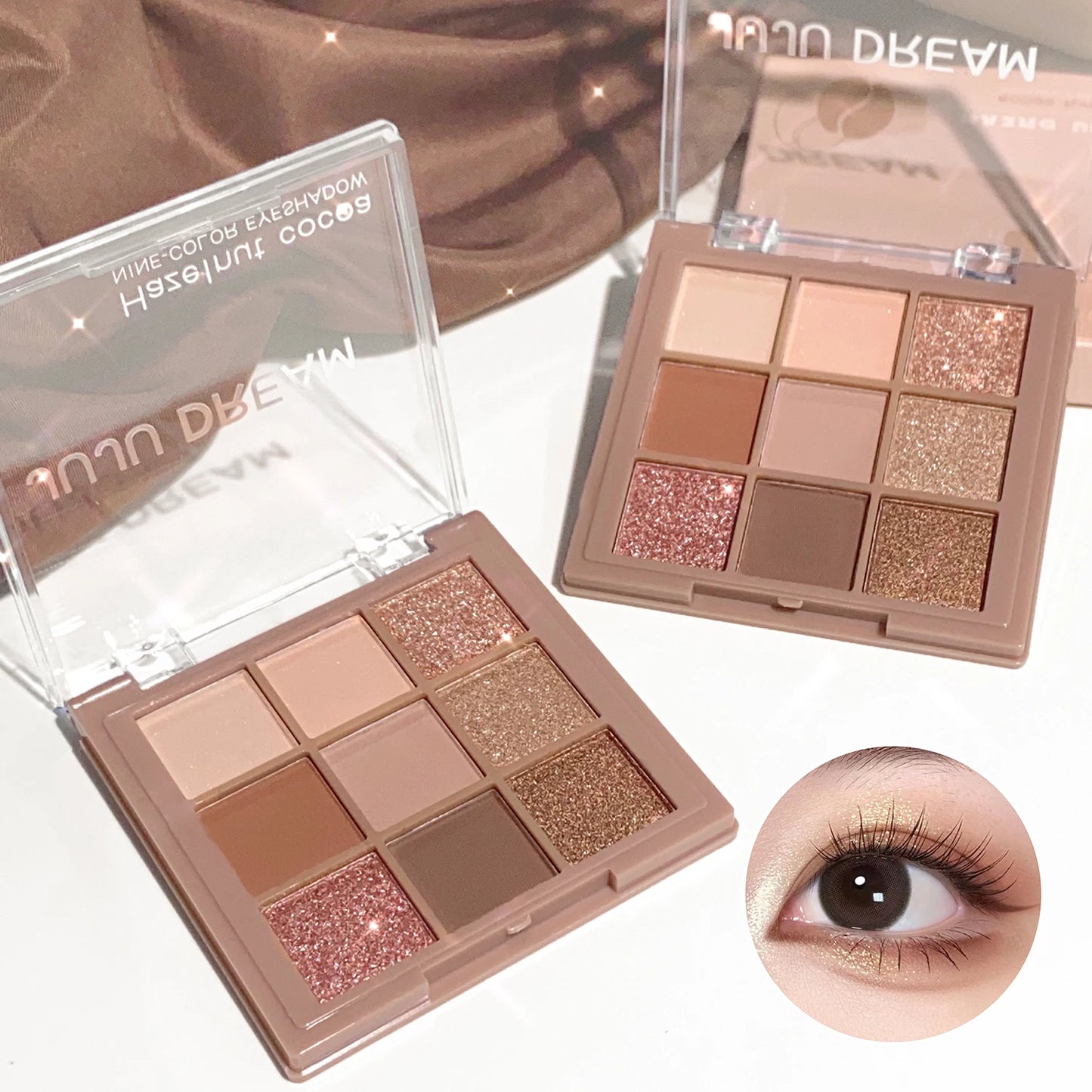 Luxurious 9-18 color eyeshadow palette