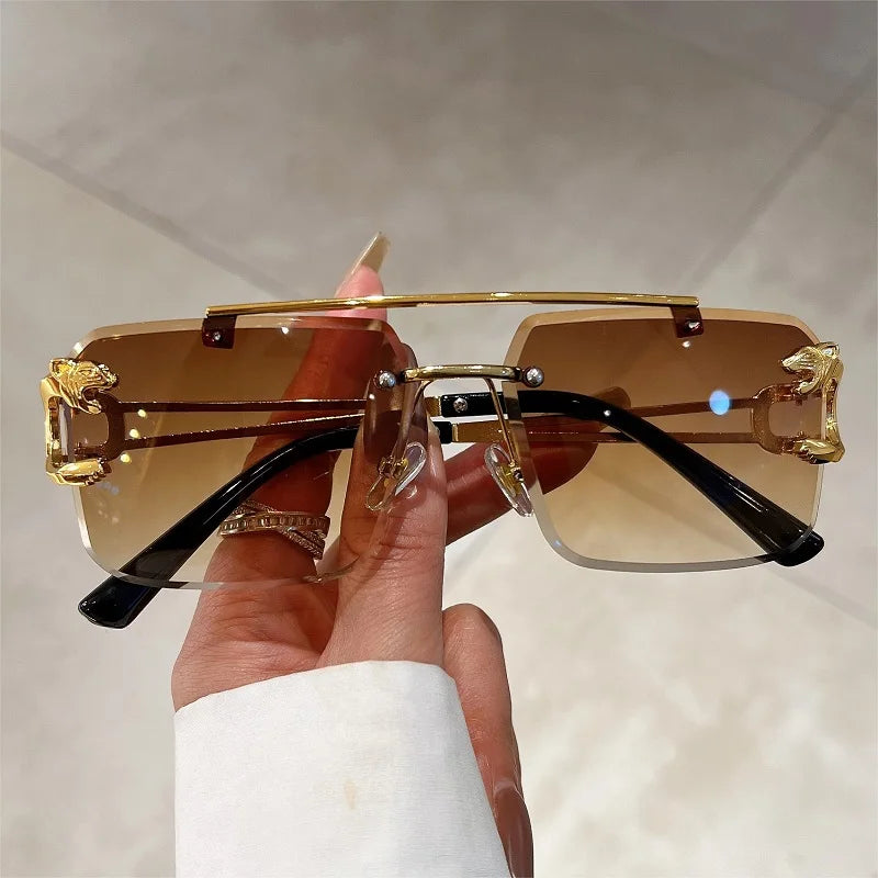 Double Bridge Gradient UV400 Sunglasses