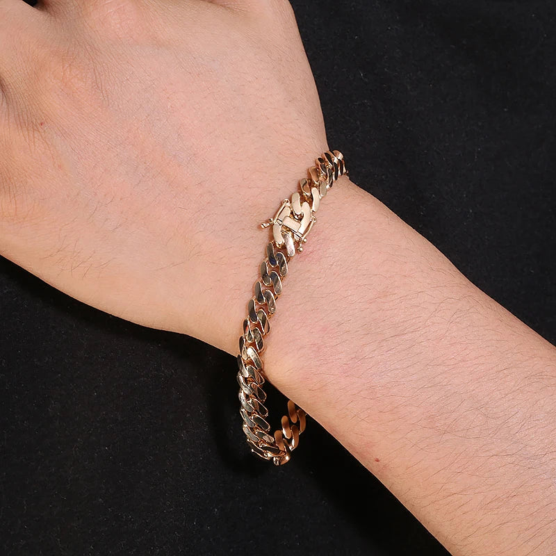 Miami Cuban 14K Gold - Jewelry Gift
