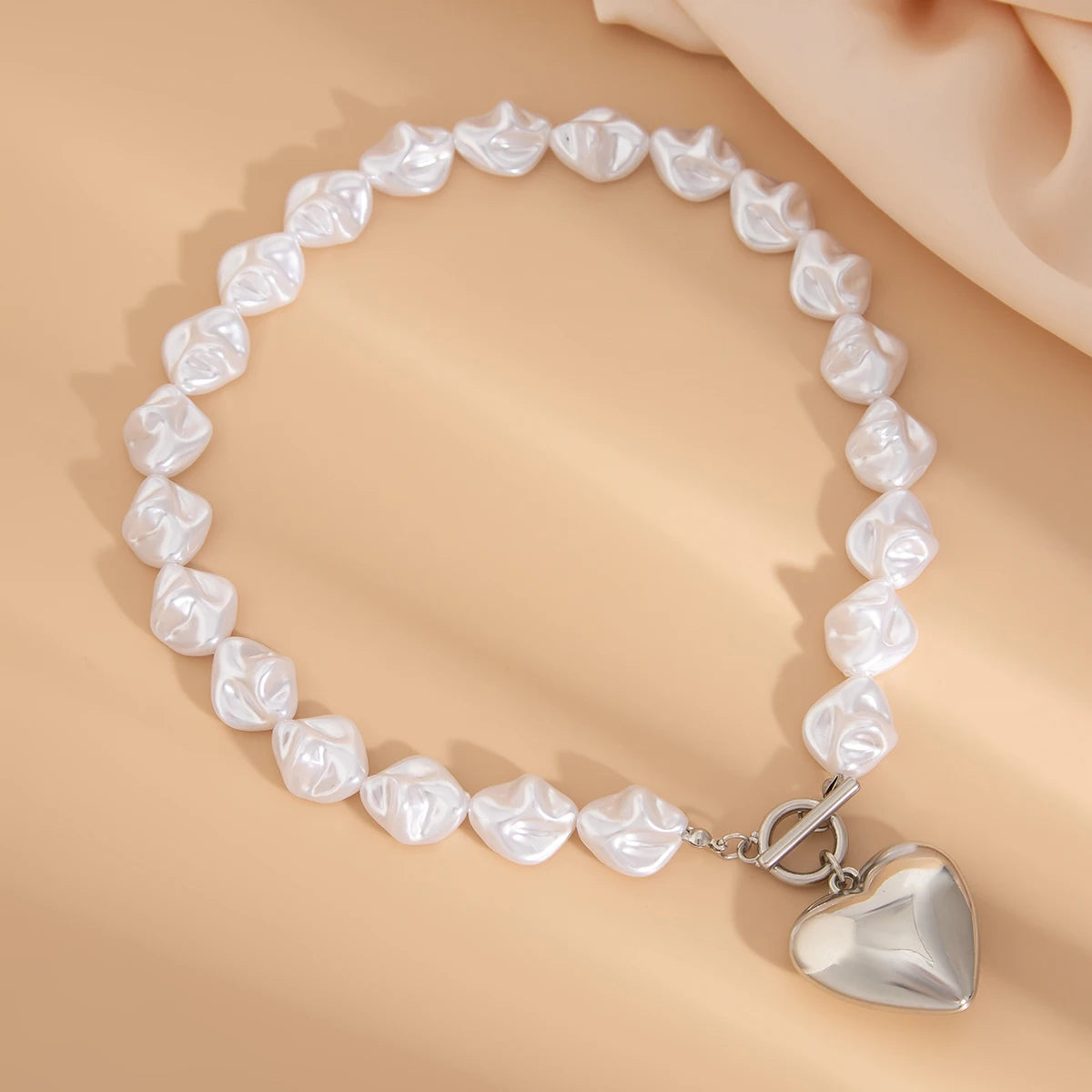 Pearl Love Heart Pendant