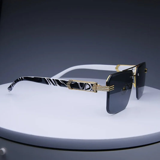 Rimless Classic Small Square Traveling Shades