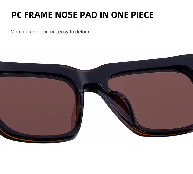 Classic Square Steampunk Eyewear -UV400
