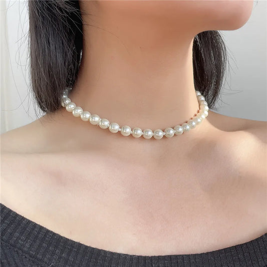 Pearl Beards Choker Necklace