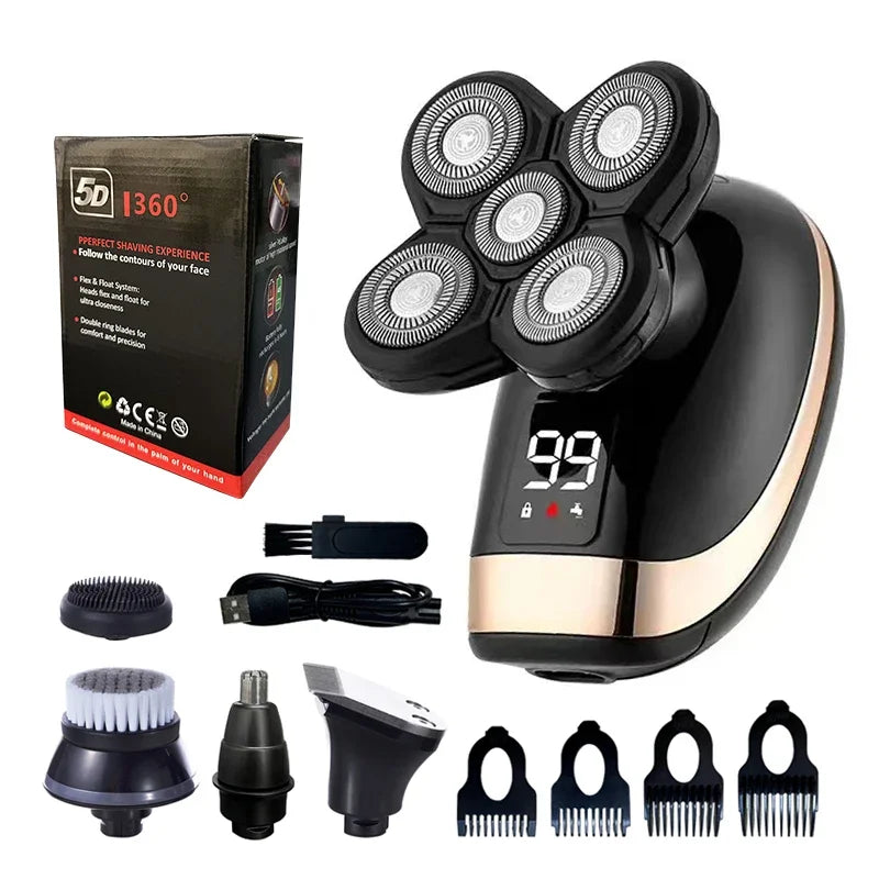 5 IN 1 Electric Rechargeable Waterproof Shaver