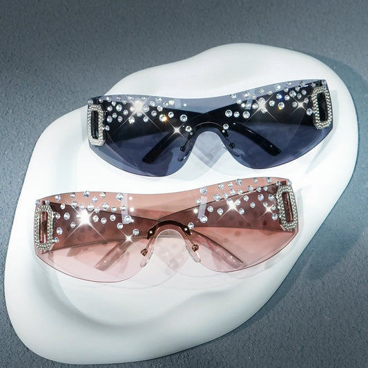 Rhinestone Design Outdoor Beach Glasses