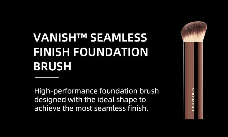 Vegan brush travel brush set includes 7 brushes for the eye and face with a bag gift box packaging