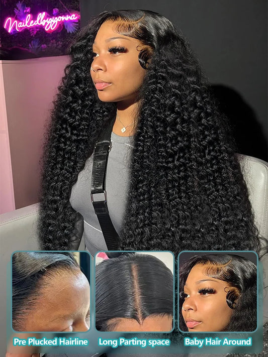 Deep Wave 13x4 | 30 Inch 13x6 Lace Front| Brazilian Water Wave