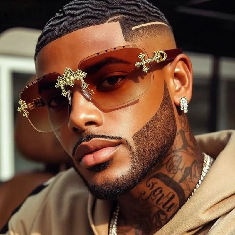 Rimless Square Luxury Shades UV400