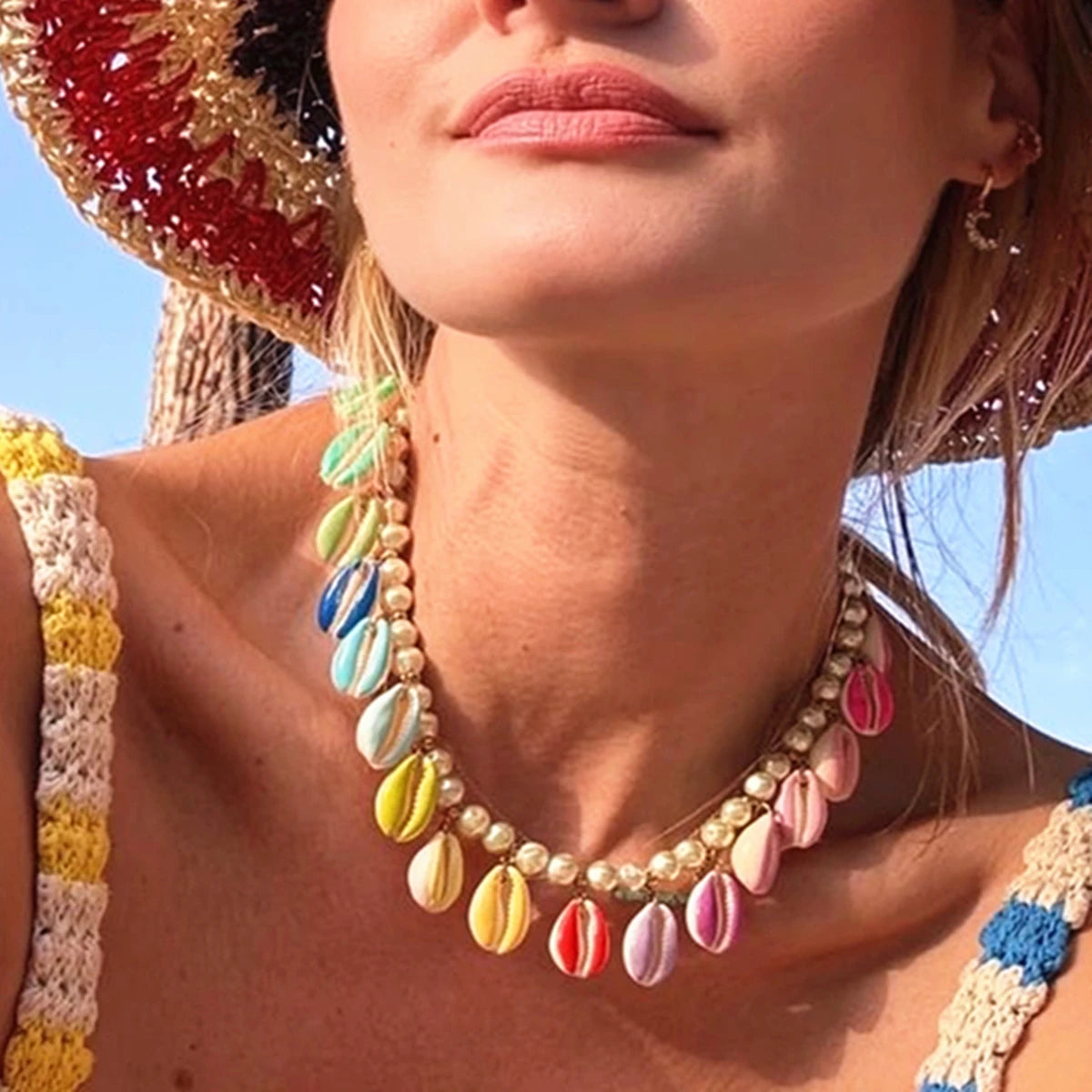 Natural Baroque Pearl Pendant Necklace