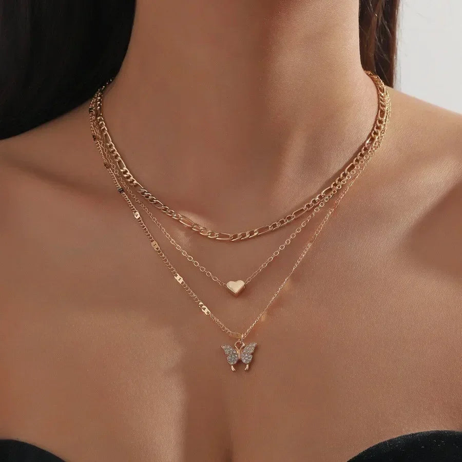 Hot Selling Water Droplet Layered Necklace