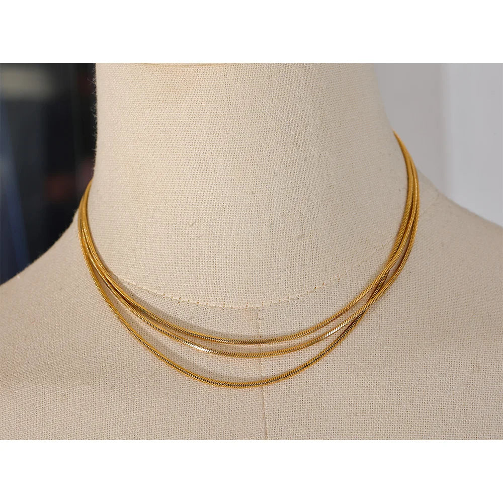 Waterproof 18K Gold Plated