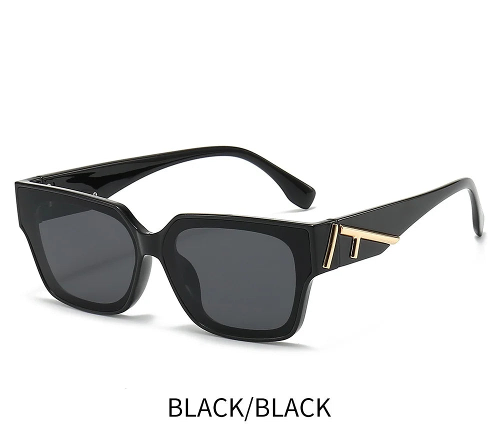 Unisex  Square frame colored sunglasses