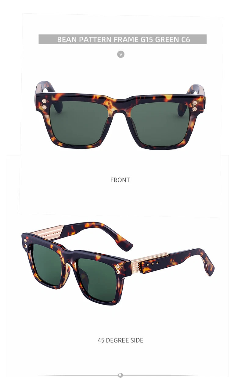 Classic Square Steampunk Eyewear -UV400