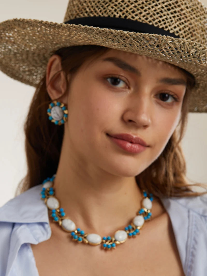 Natural Stone Turquoise Necklaces