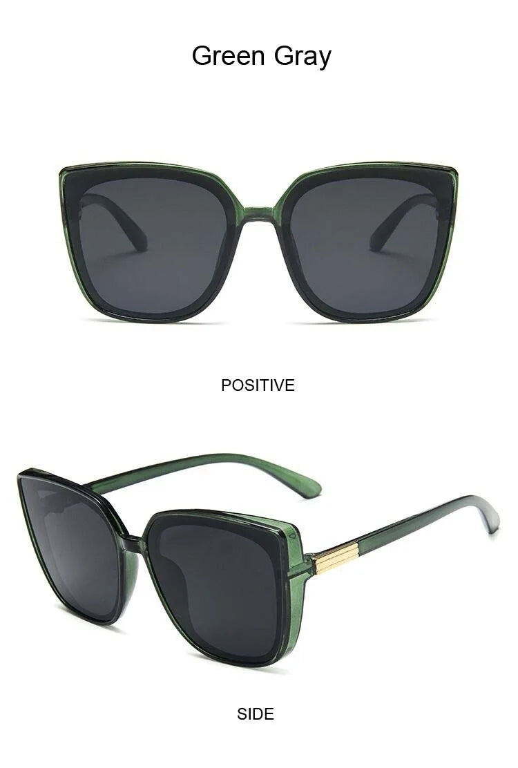 Cat Eye Mirror Sunglasses