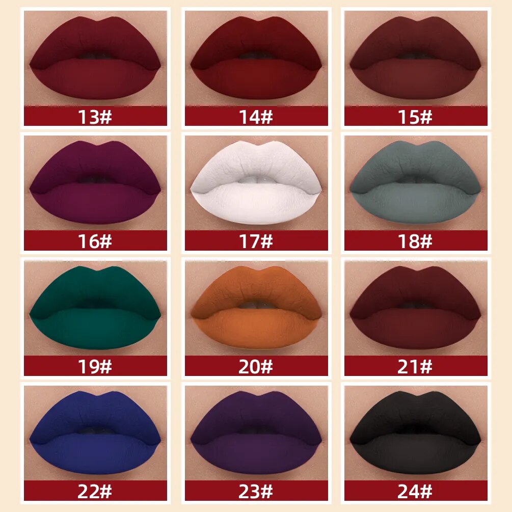 Red Matte Lip Gloss | Liquid Lipstick Nonstick